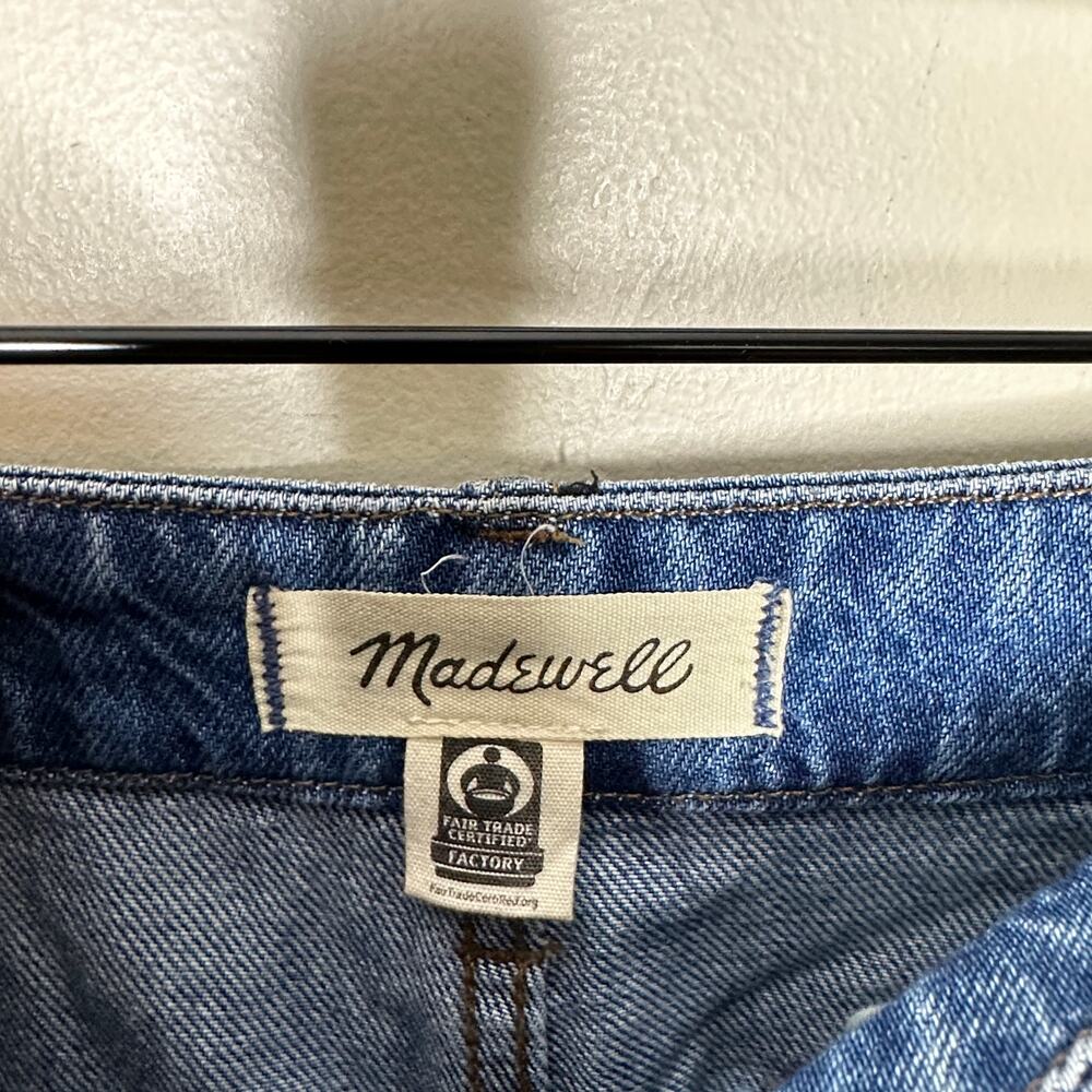 Madewell Wide Sweet Denim Trousers Java Wash Sz 2… - image 7